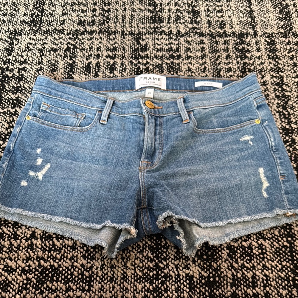 Frame Denim Women's Blue Denim Shorts